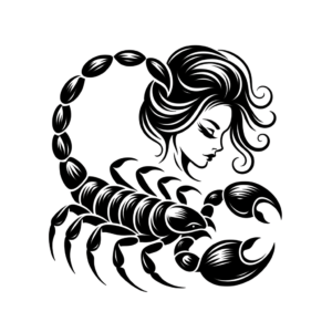 Feminine Scorpion With Graceful Curves And Delicate Lines