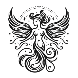 Feminine Style Magical Phoenix
