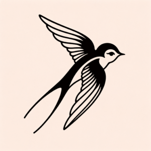 Feminine Swallow With Delicate Features