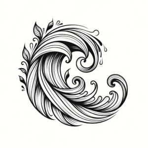 Feminine Wave With Soft Curves