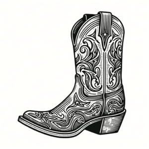 Fine Line Cowboy Boot