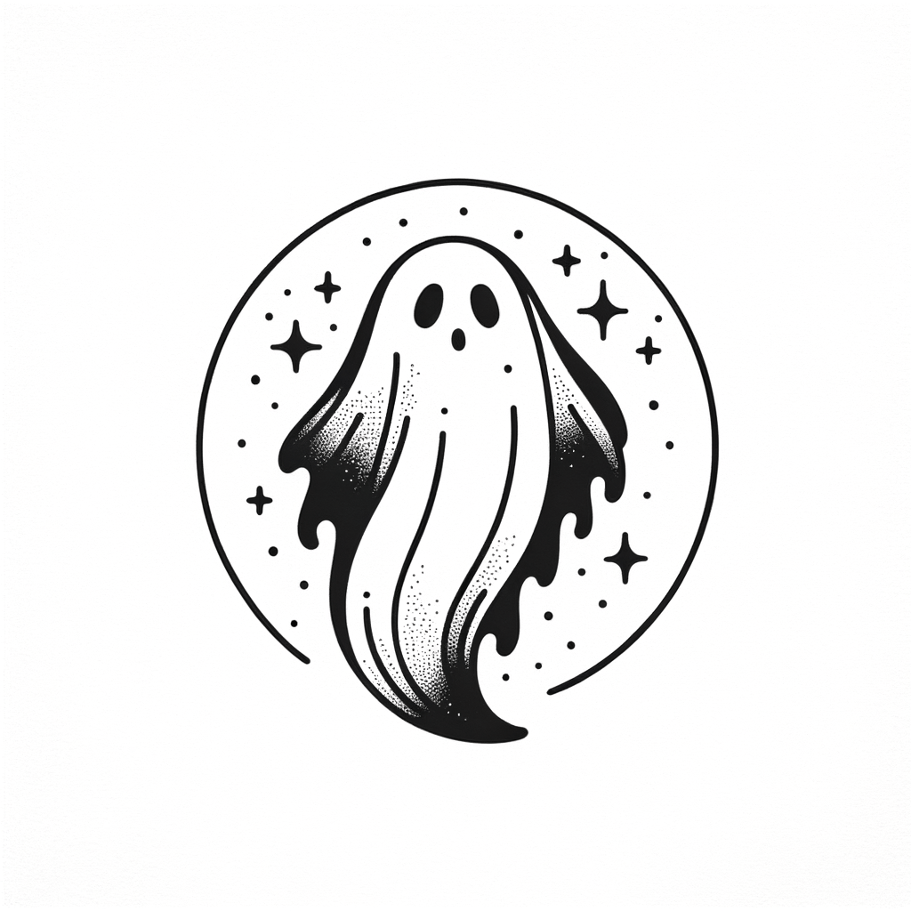 Fine-Line Ghost With Delicate Features
