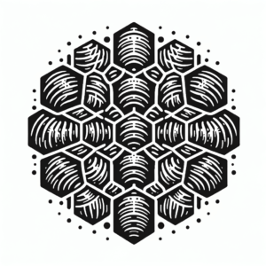 Fine-Line Honeycomb With Delicate, Detailed Pattern