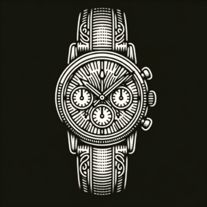 Fine-Line Wristwatch With Tiny Details