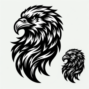 Flash Art Eagle, Bold And Vibrant