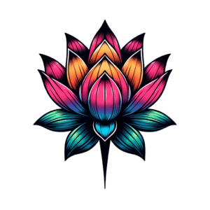 Flash Lotus With Striking Colors