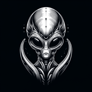 Flash-Style Alien With Bold Imagery