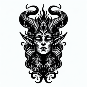 Flash-Style Succubus With Bold And Simple Design