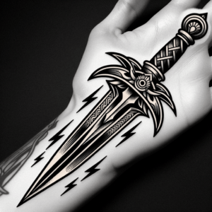 Flash Sword With Traditional Motifs