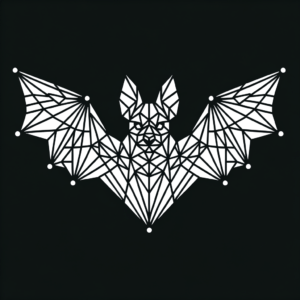 Geometric Bat With Symmetrical Shapes