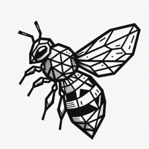 Geometric Bee, Abstract Design
