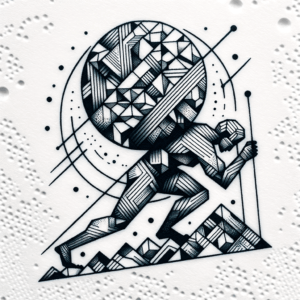 Geometric Sisyphus With Shapes And Patterns