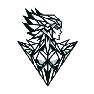 Geometric Valkyrie With Sharp Lines