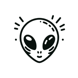 Ignorant Style Alien With Silly Expression