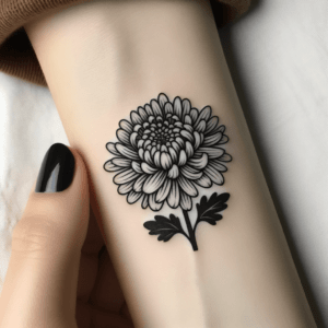 Ignorant Style Chrysanthemum With Playful Design