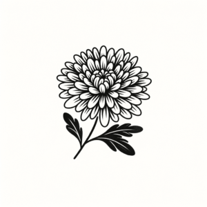 Ignorant Style Chrysanthemum With Playful Design