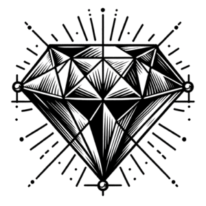 Ignorant Style Diamond With Thick Lines