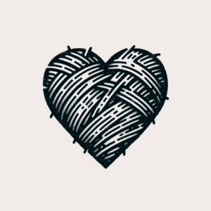 Ignorant-Style Heart With Rough Edges