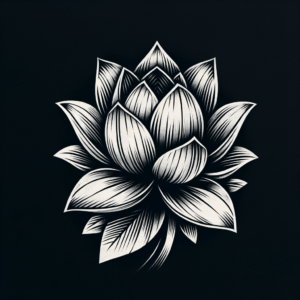 Ignorant-Style Lotus With Bold Strokes