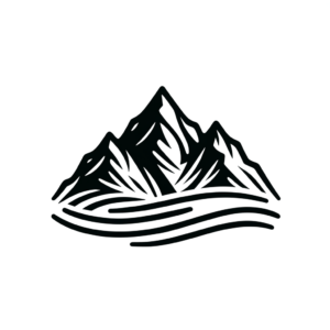 Ignorant Style Mountain With Bold, Simple Shapes