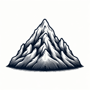 Ignorant Style Mountain With Cartoonish Features