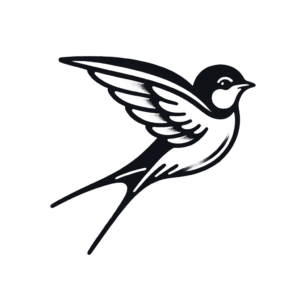 Ignorant Style Swallow With Playful Design