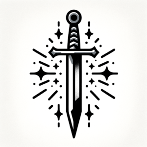 Ignorant Sword With Bold Lines