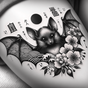 Japanese Bat With Cultural Elements