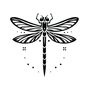 Japanese-Inspired Minimalist Dragonfly