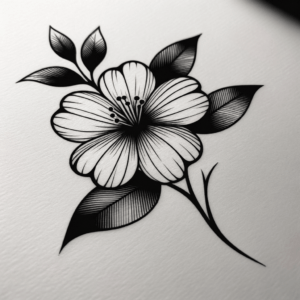 Japanese-Inspired Minimalist Flower