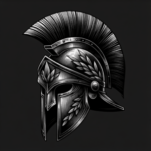 Japanese Spartan Helmet With Samurai Influences