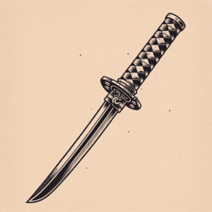 Japanese Sword With Samurai Influence