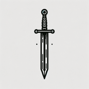 Linework Sword With Precise Details