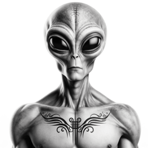 Masculine Alien With Bold, Rugged Look
