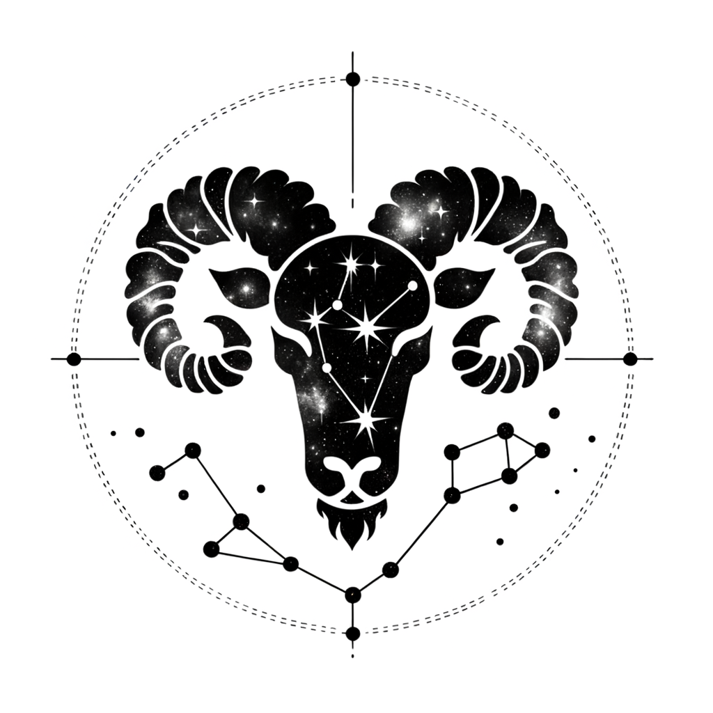 Masculine Aries Constellation With Strong Features