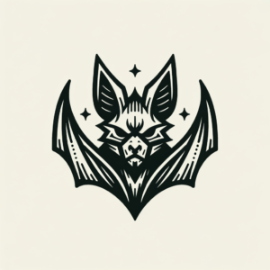 Masculine Bat With Angular Features
