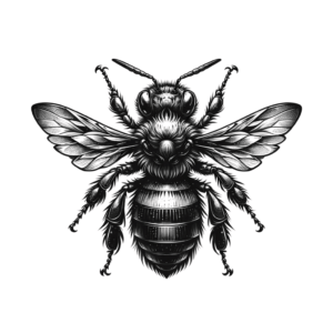 Masculine Bee With Bold Features