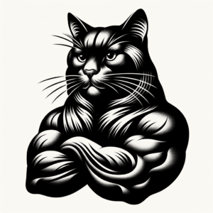 Masculine Cat With Strong Silhouette