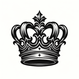 Masculine Crown With Bold Features