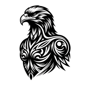 Masculine Eagle With Sharp Features