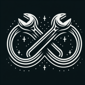 Masculine Infinity With Wrench