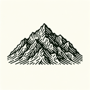 Masculine Mountain With Rugged Features