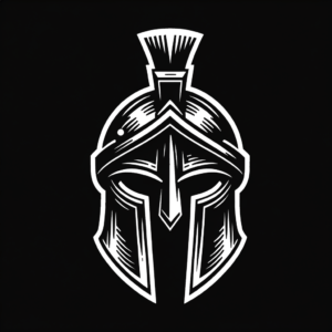 Masculine Spartan Helmet With Rugged Details