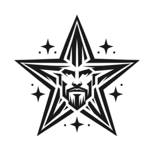 Masculine Star With Strong, Bold Lines