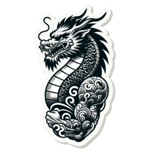 Masculine Style Fierce Dragon