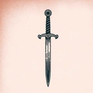 Masculine Sword With Rugged Design