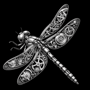 Mechanical Parts In A Biomechanical Dragonfly