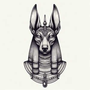 Micro Realism Anubis With Lifelike Detail