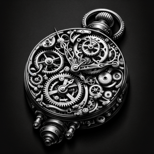 Micro Realism Clock With Tiny, Detailed Parts
