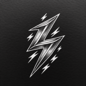 Micro Realism Lightning Bolt With Elaborate Detail